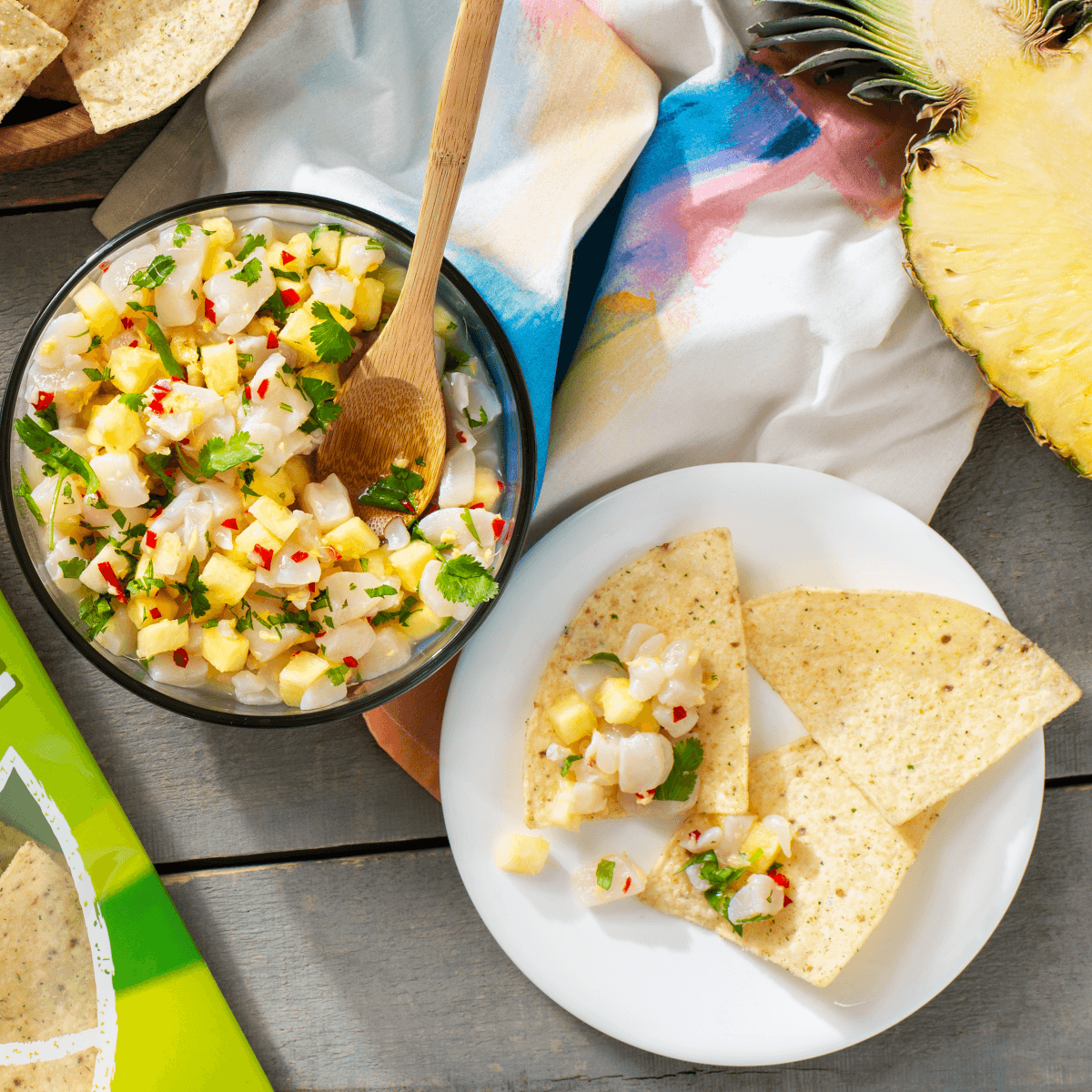 Tostitos Spicy Pineapple Scallop Ceviche Tasty Rewards